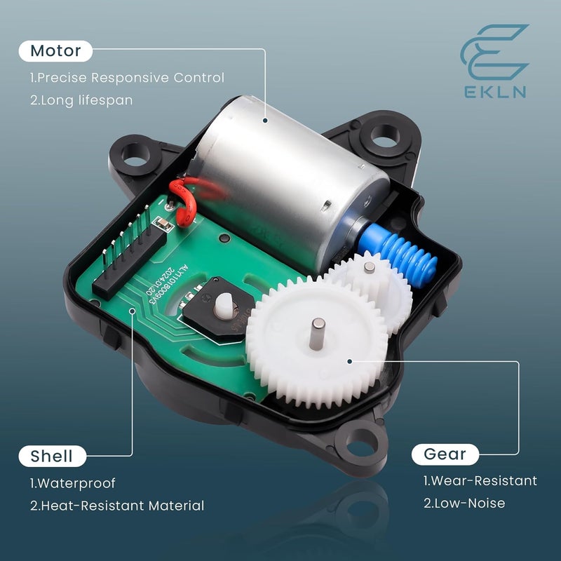 EKLN HVAC Blend Door Actuator Compatible with Chevy Equinox 2013-2017, GMC Terrain 2013 2014 2015 2016 2017, Heater Air Vent Actuator, 604-180, 604180, 22877649 - Image 5